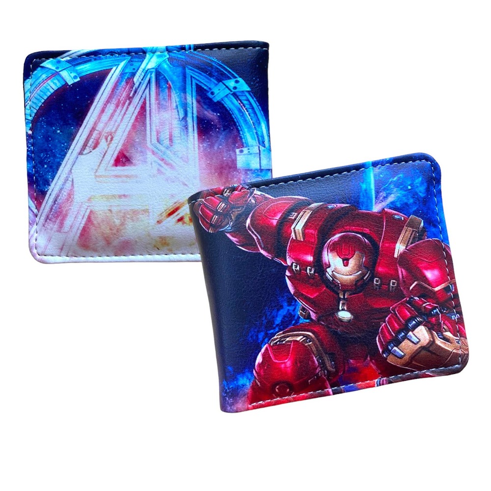 Avengers Iron Man Faux Leather Wallet Bifold Gift for Him